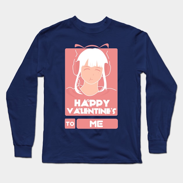 Girls in Happy Valentines Day to Me Long Sleeve T-Shirt by AchioSHan